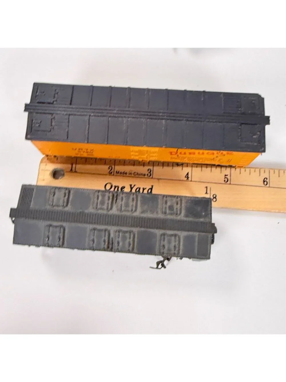 HO Scale Train Cars Lot Of 5 W Caboose C&O Hopper Clinchfield Swift & Dubuque